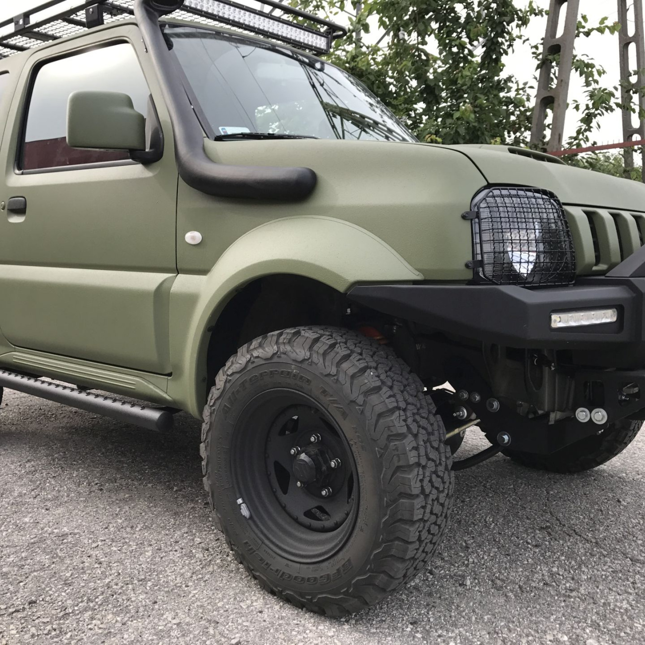 FELGI CZARNY MAT 15X8 E-25 5X139,7 SUZUKI UAZ