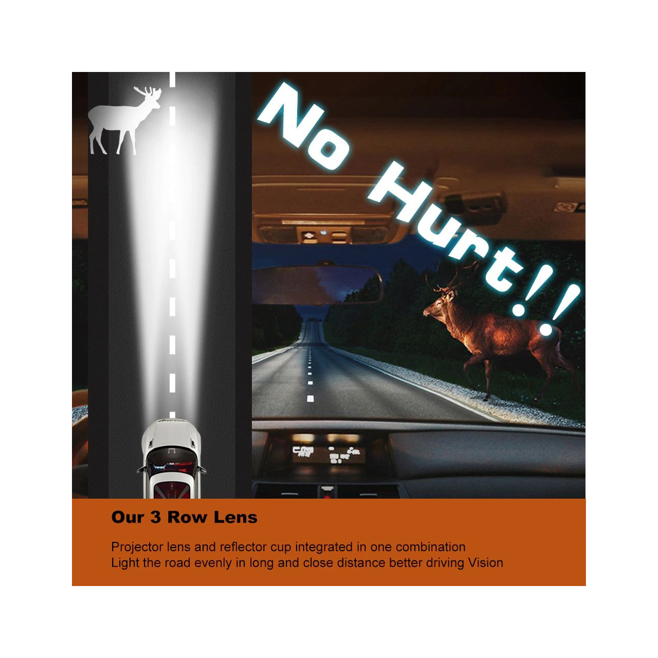 Nowość!!! 3-liniowa listwa LED 112cm - 780W