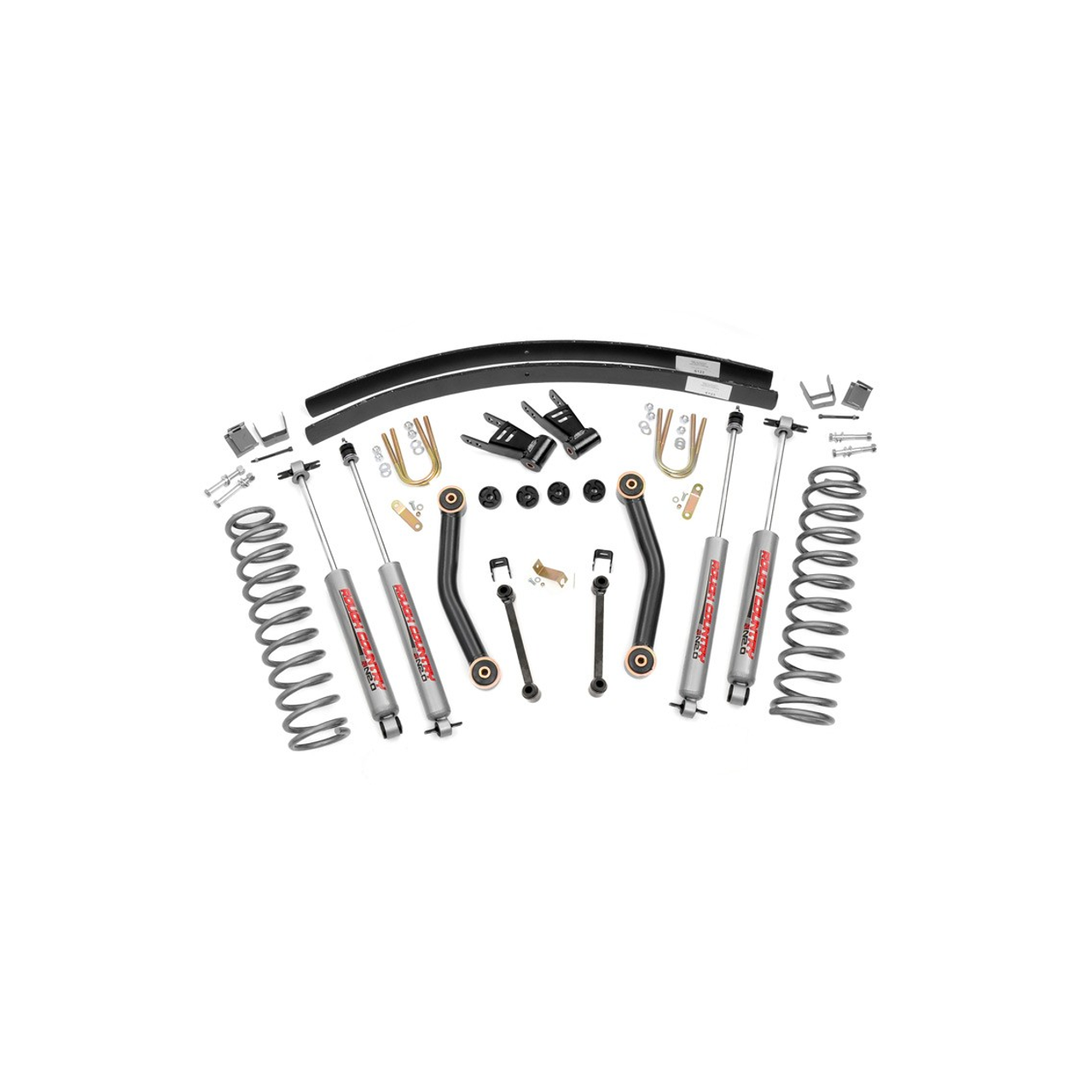 4,5'' Rough Country Lift Kit zawieszenie Jeep Cherokee XJ