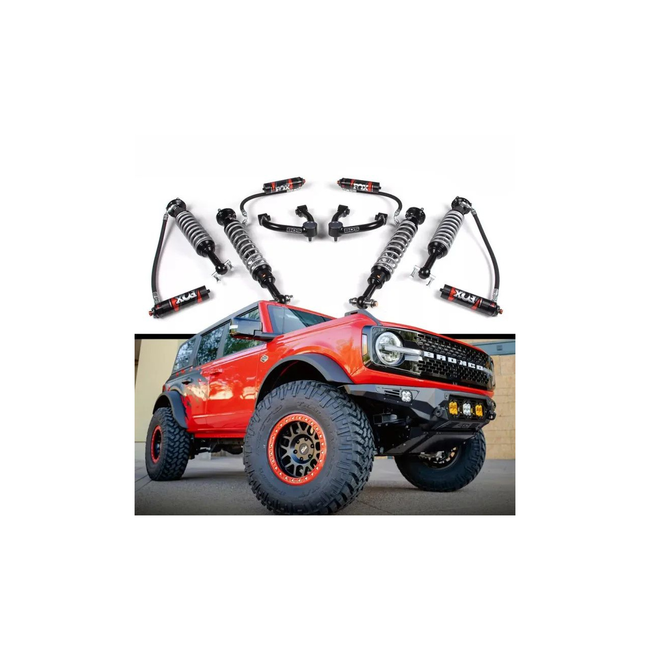 Zestaw zawieszenia FOX Performance Elite 2.5 Coliovers BDS Lift 3-4" New Bronco 21-25