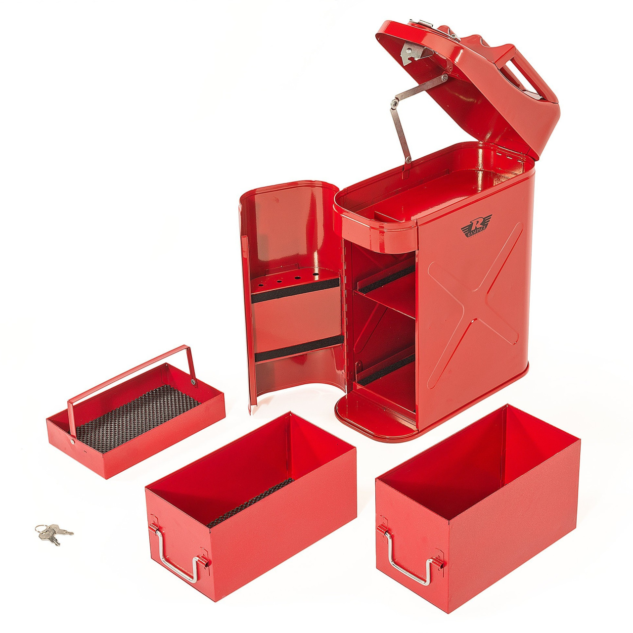 Skrzynka wielofunkcyjna kanister z szufladami