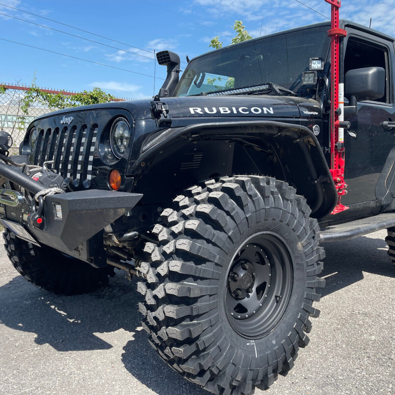 FELGI STALOWE CZARNY MAT 16X8 5X127 ET-10 JEEP WJ