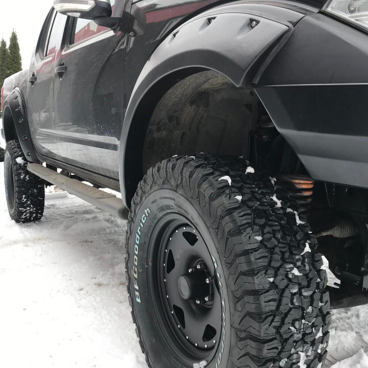 FELGI STALOWE CZARNY MAT 17X7 NAVARA D40 NP300 PATHFINDER MERCEDES X-CLASS