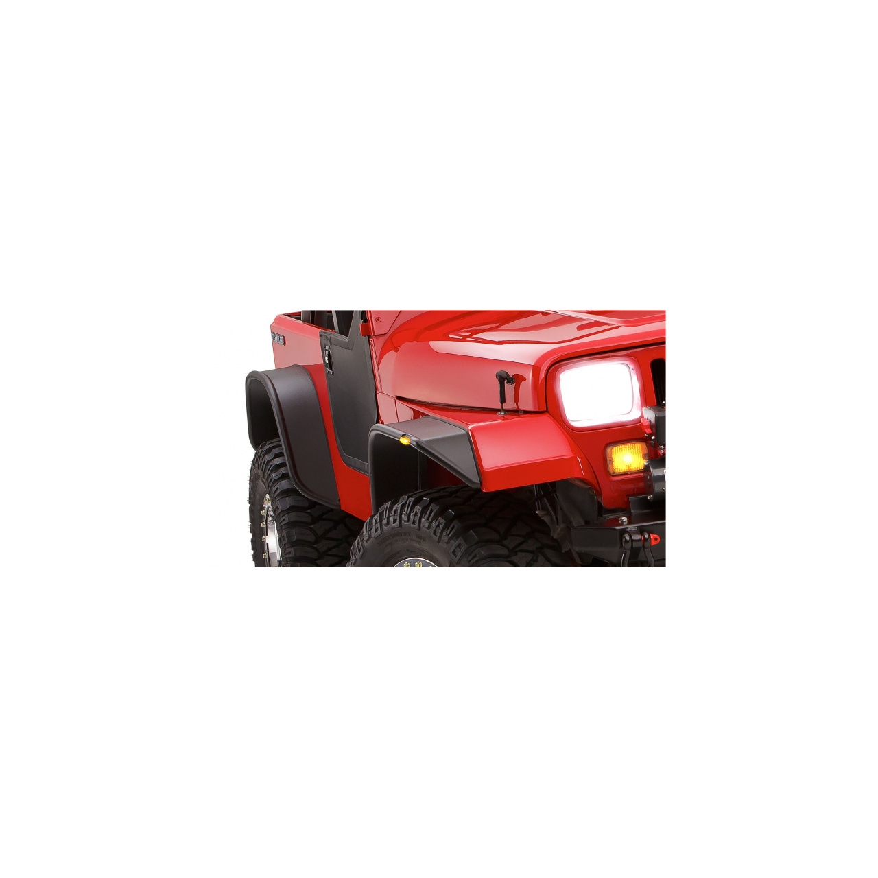 Poszerzenia nadkoli Bushwacker Flat Style - Jeep Wrangler YJ