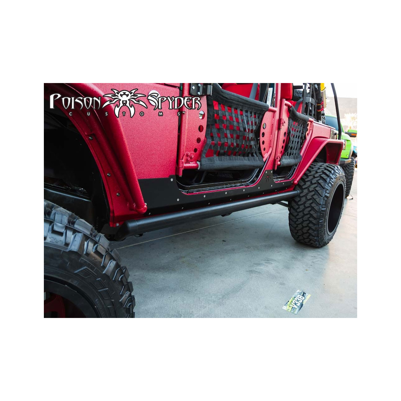 Osłony boczne stalowe POISON SPYDER - Jeep Wrangler JK 4 drzwi