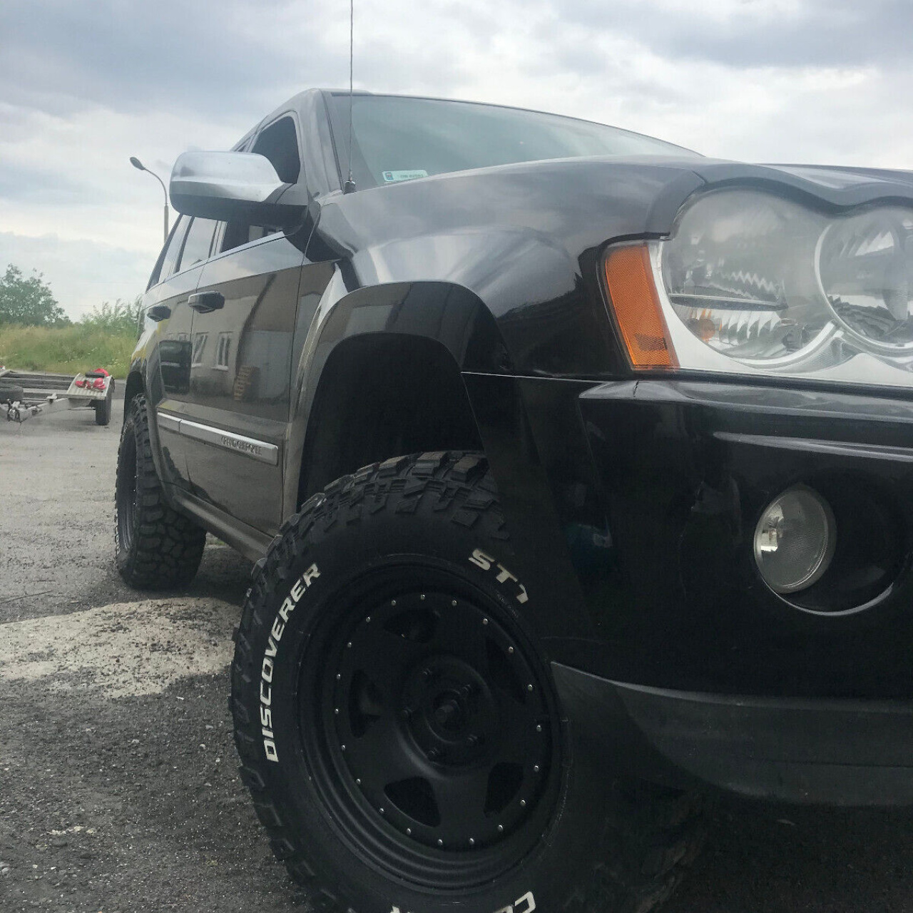 FELGI STALOWE CZARNY MAT 17X8 5X127 ET-10 WRANGLER