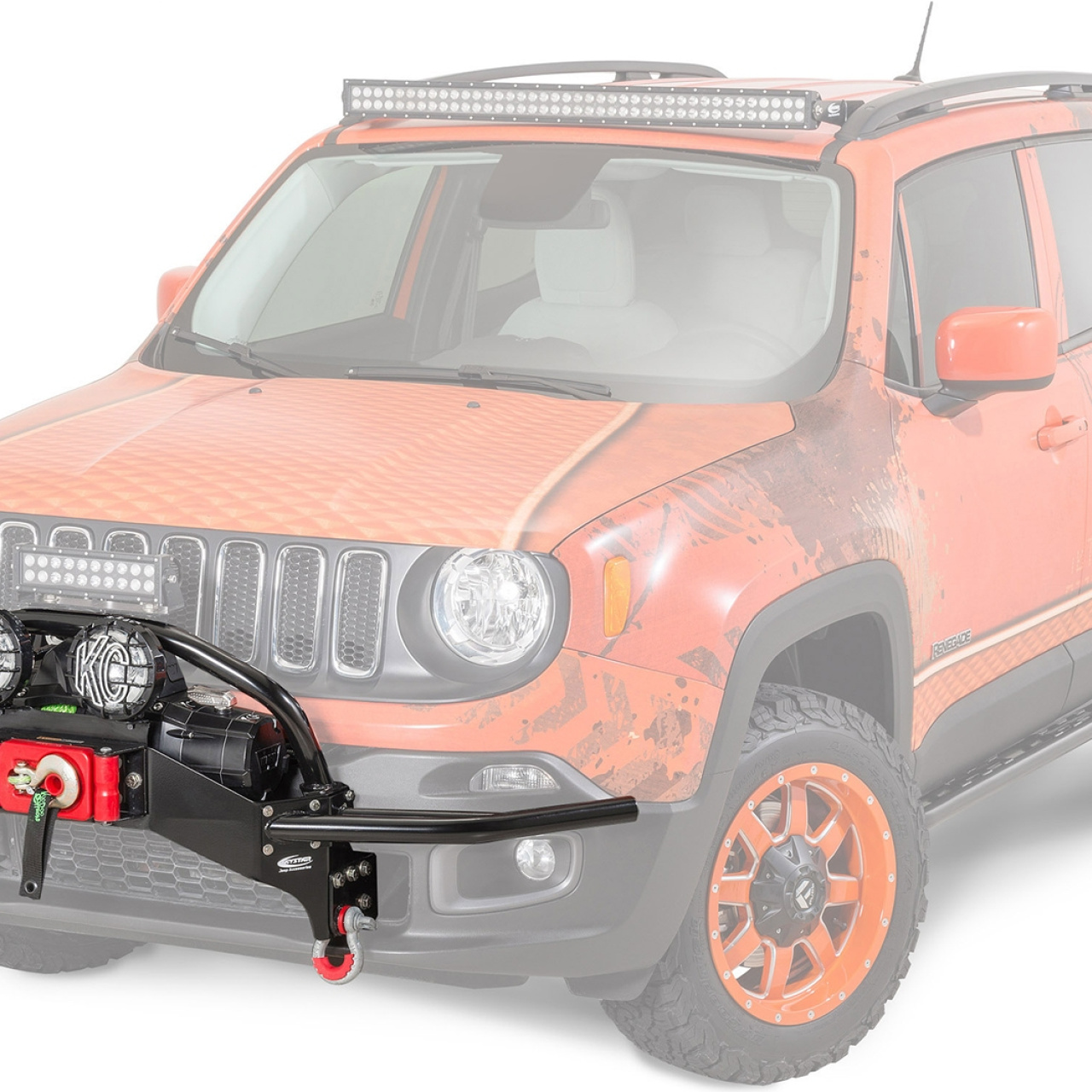 Zderzak Przedni Pod Wyciągarkę Steel - Jeep Renegade 2014-2018