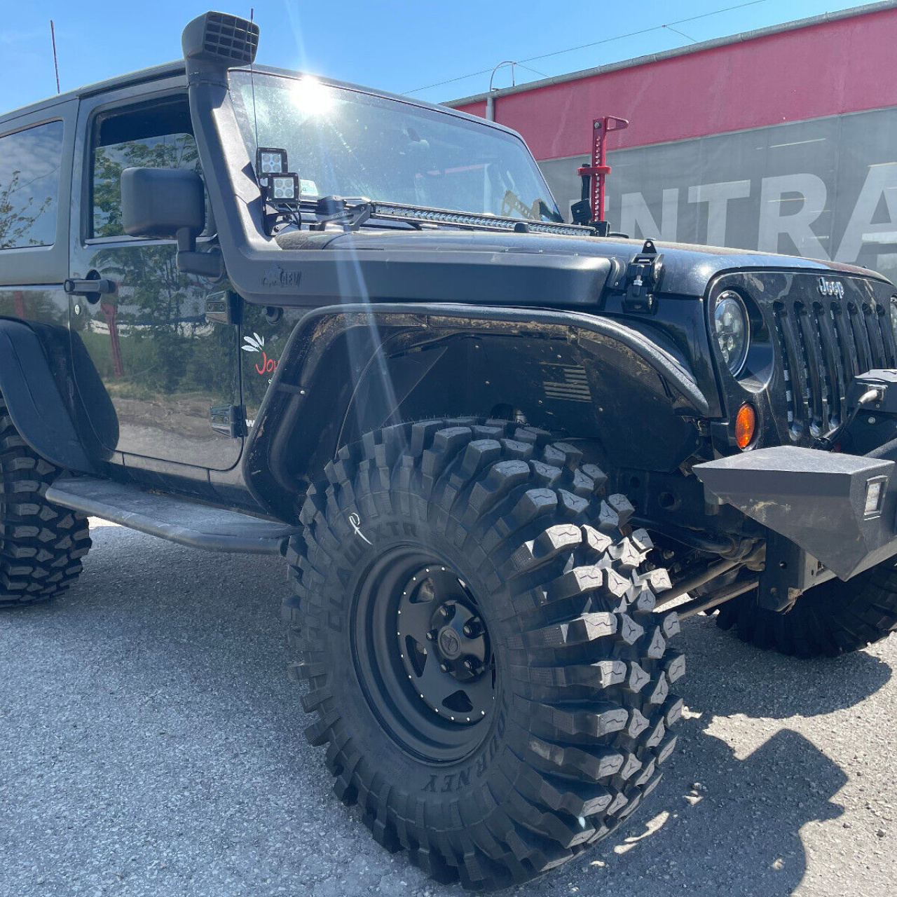 FELGI STALOWE CZARNY MAT 16X8 5X127 ET-10 JEEP WJ