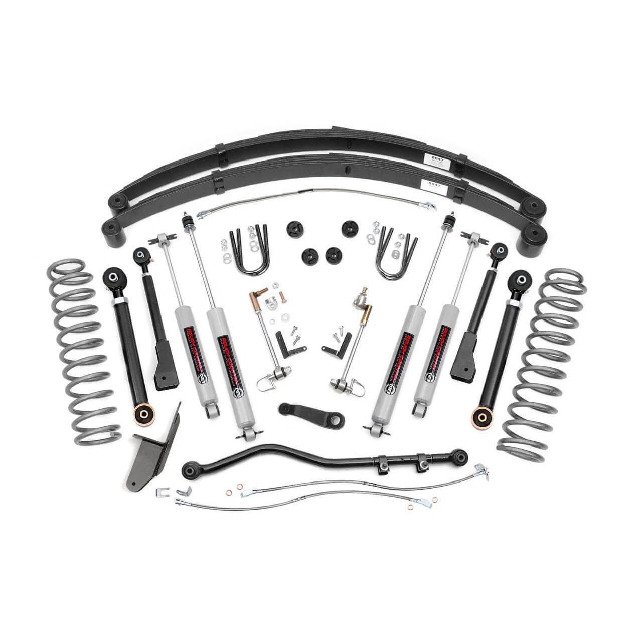4,5'' Rough Country Lift Kit X-series zawieszenie - Jeep Cherokee XJ