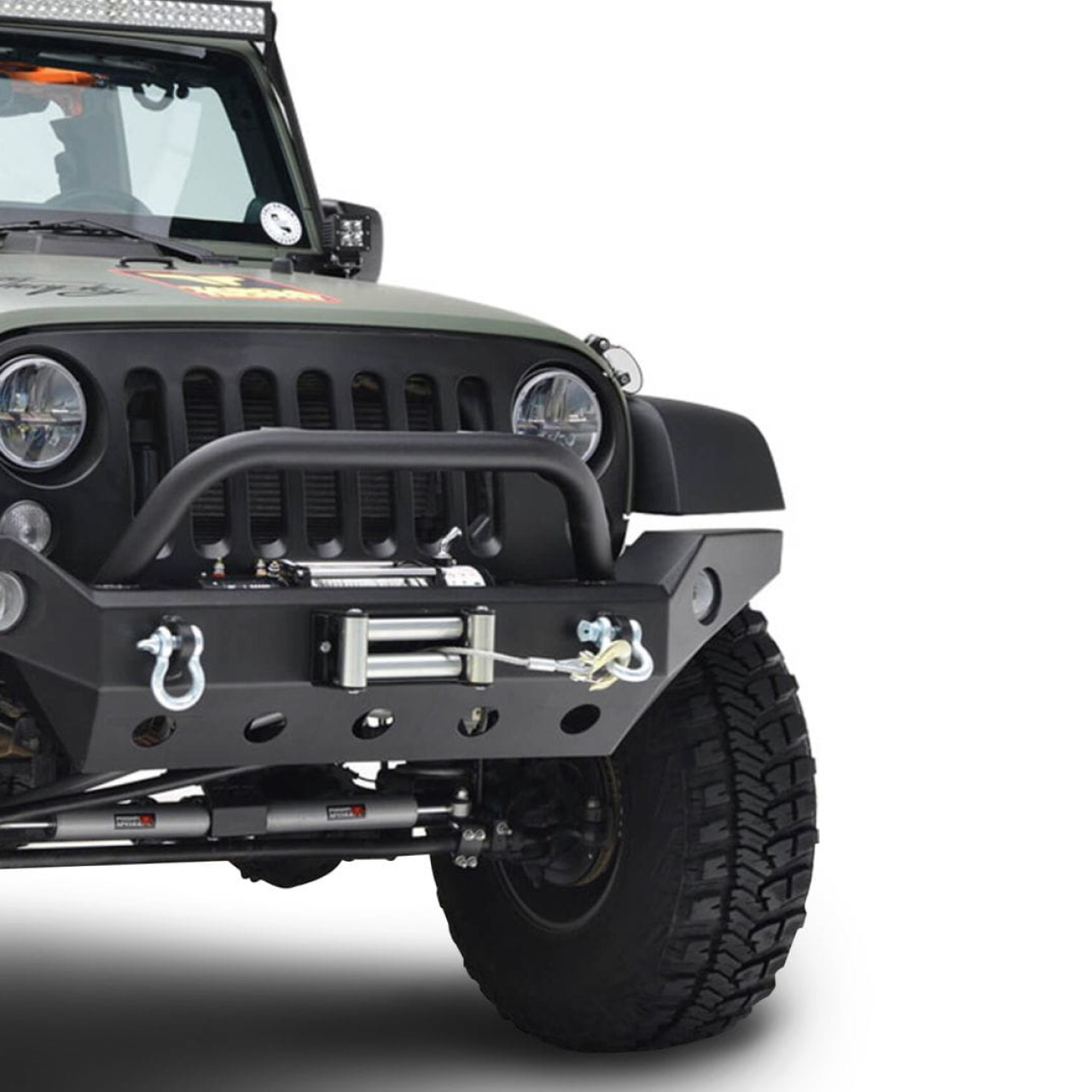 ZDERZAK PRZEDNI ALASKA R8 PARAMOUNT AUTOMOTIVE JEEP WRANGLER JK 07-18