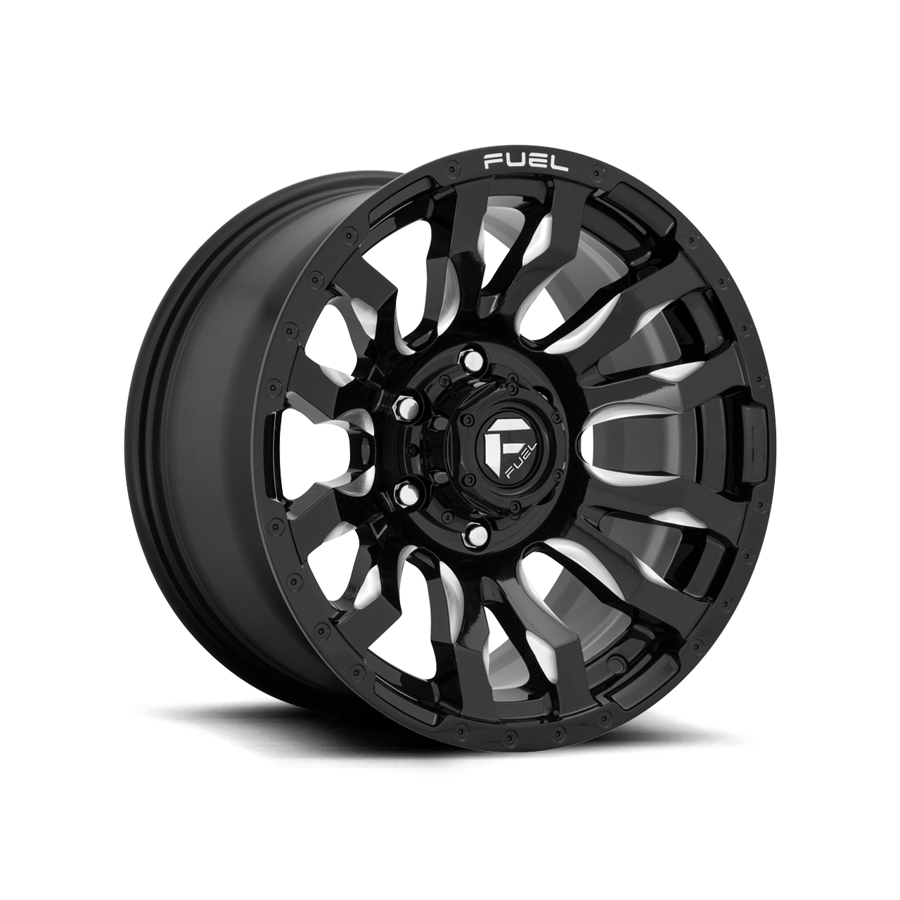 Felga aluminiowa Fuel Blitz Black Milled12x20 ET-44 RAM1500 Toyota