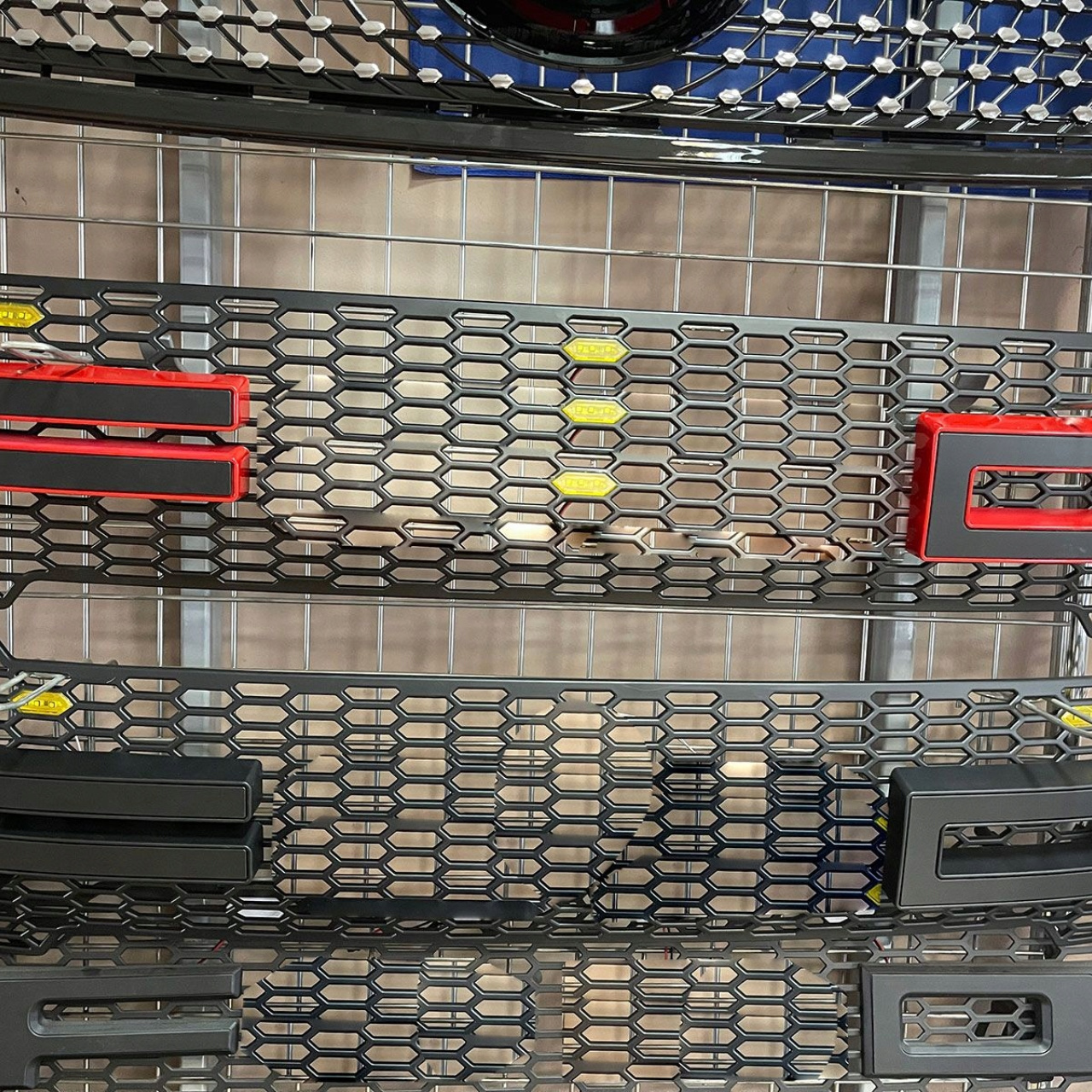 Promocja!!! Grill Raptor z oświetleniem LED Ford Ranger PX T8 2019+ czerwony