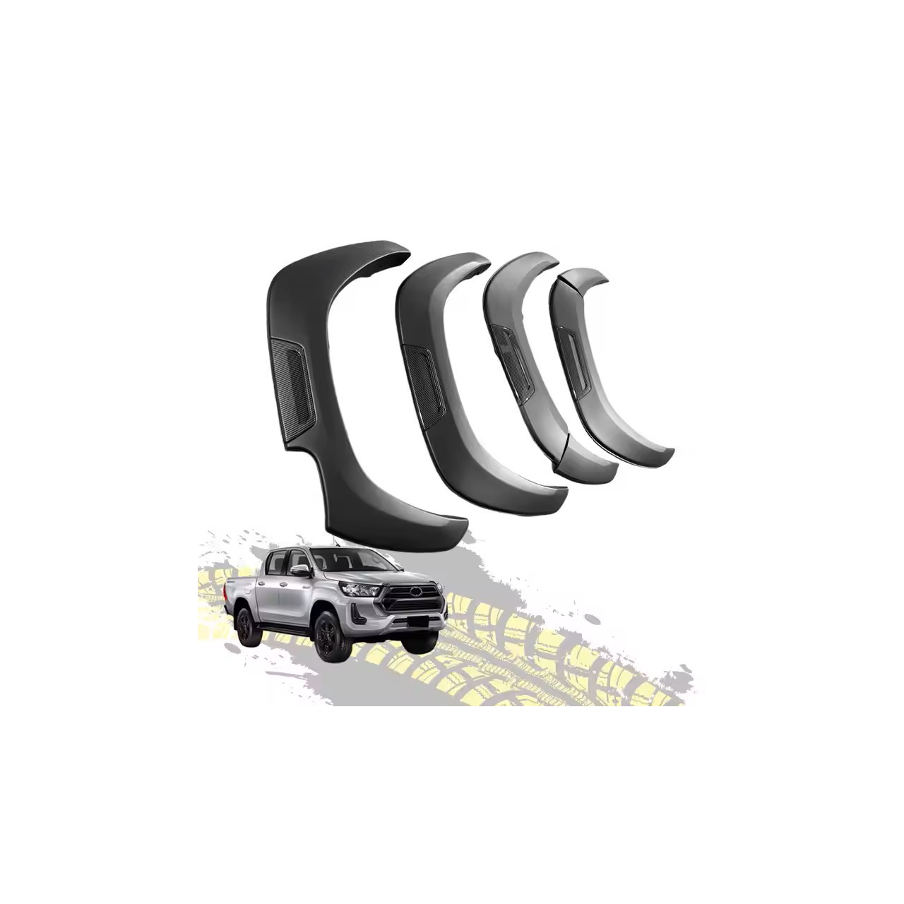 Poszerznia nadkoli, błotników OE style - Toyota Hilux 2016+