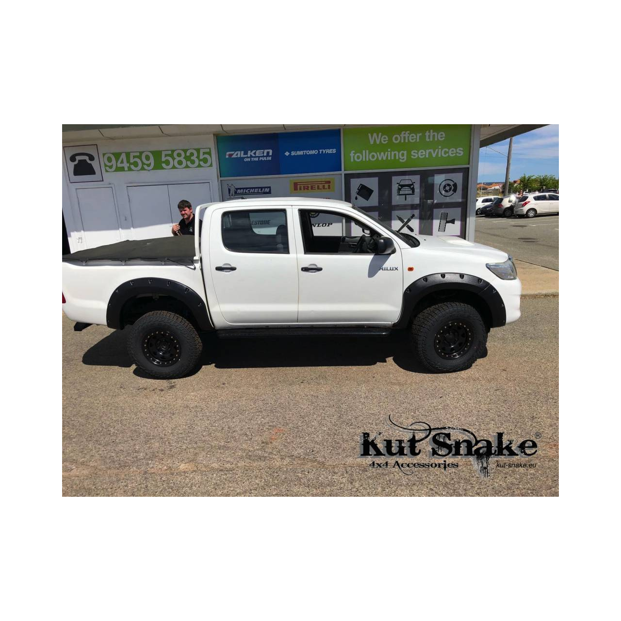 Poszerzenia błotników Toyota Hilux Kun 12-15 szerokość - 50mm