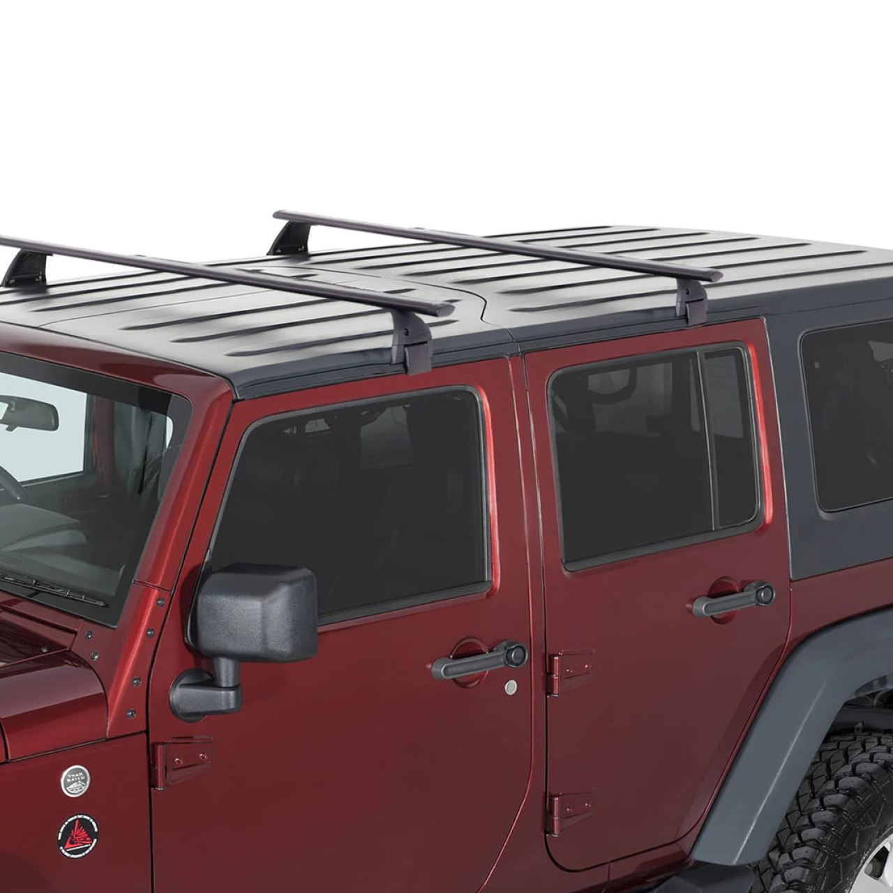 BAGAŻNIK BELKI DACHOWE POPRZECZNE JEEP WRANGLER JK 2D 4D 2007-2018