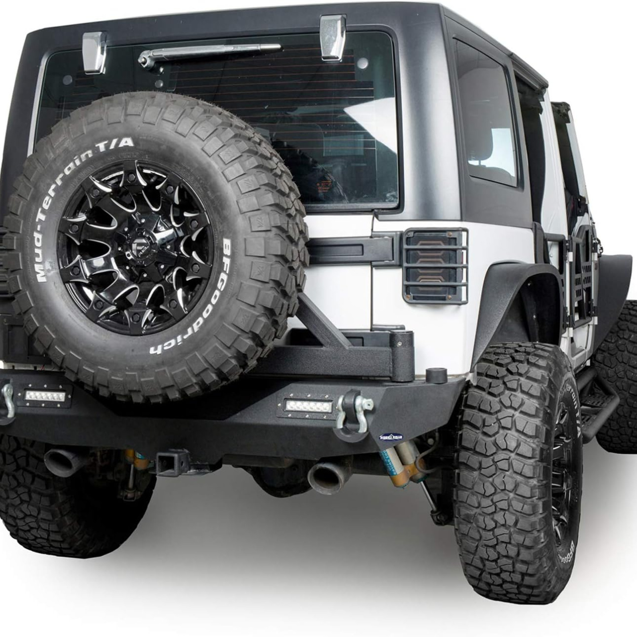 Zderzak tylny stalowy z uchytem na koło zapasowe Jeep Wrangler JK 2007-2018