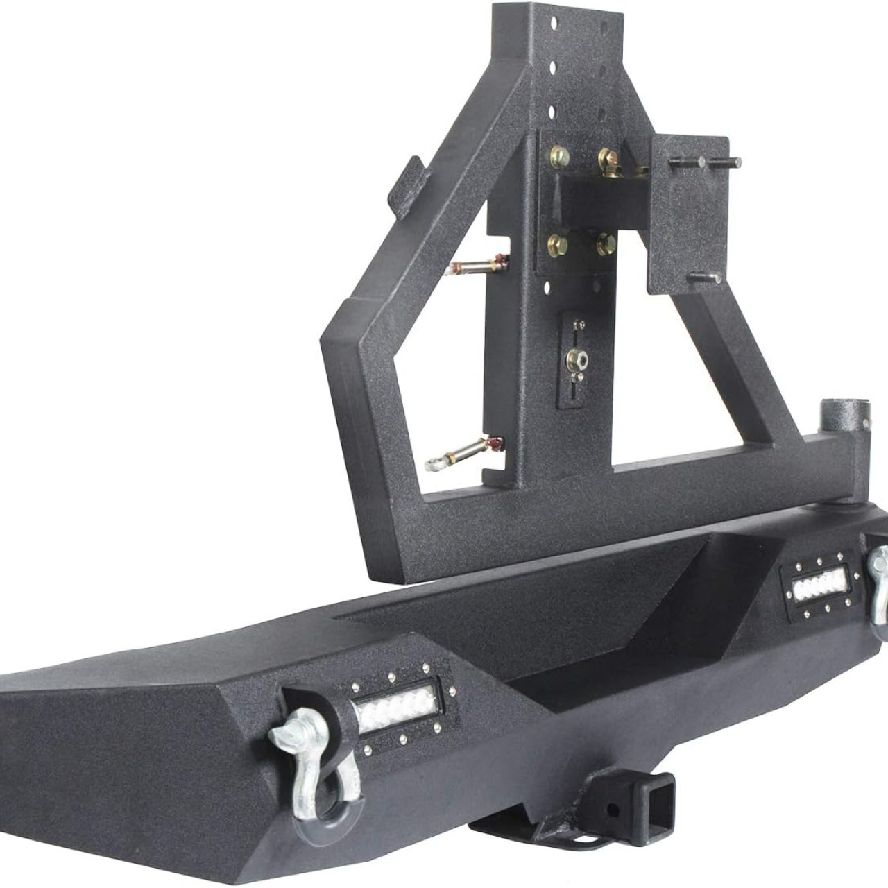 Zderzak tylny stalowy z uchytem na koło zapasowe Jeep Wrangler JK 2007-2018