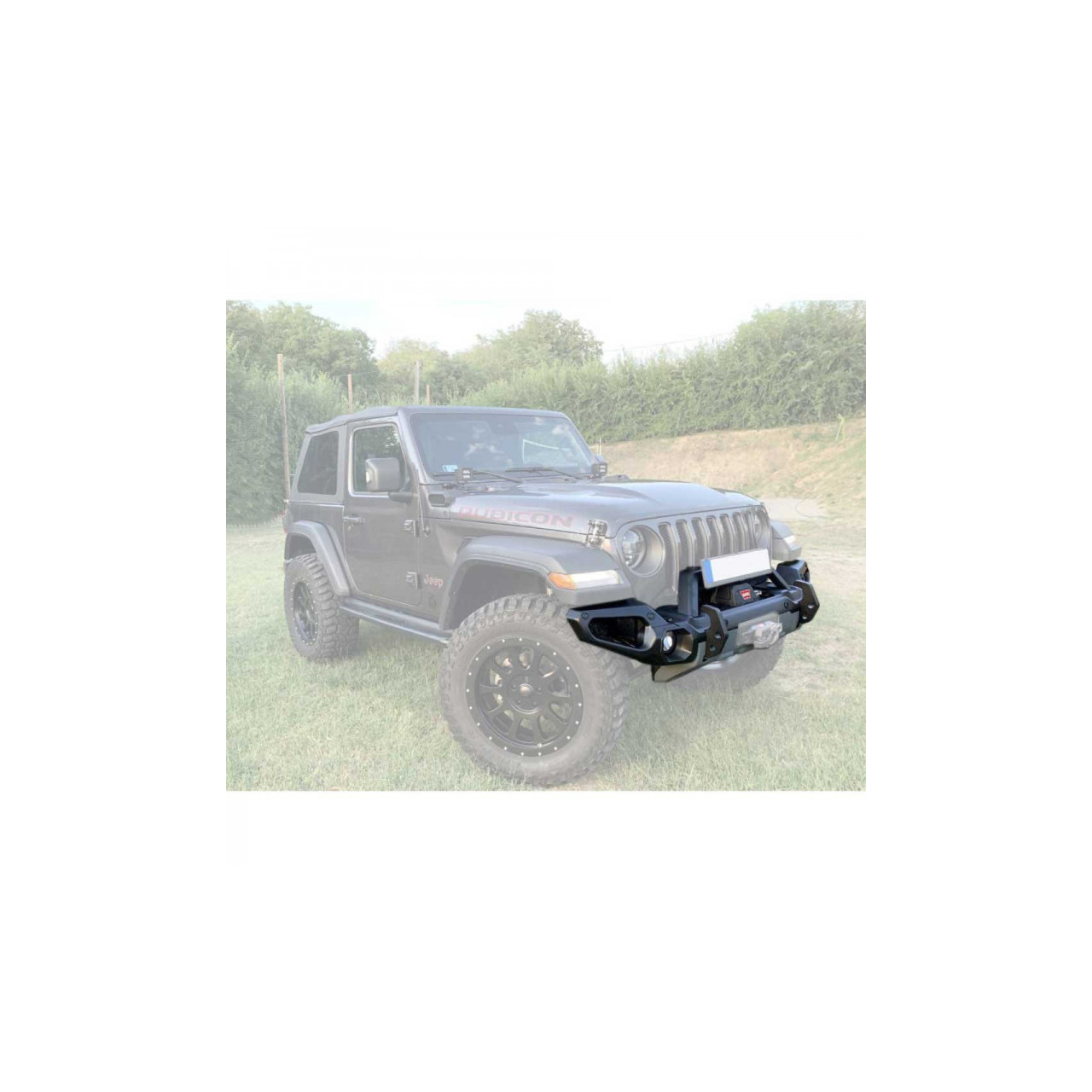 Pełny zderzak przedni stalowy RR Venator z narożami i płytą pod wyciągarkę - Jeep Wrangler JK JL