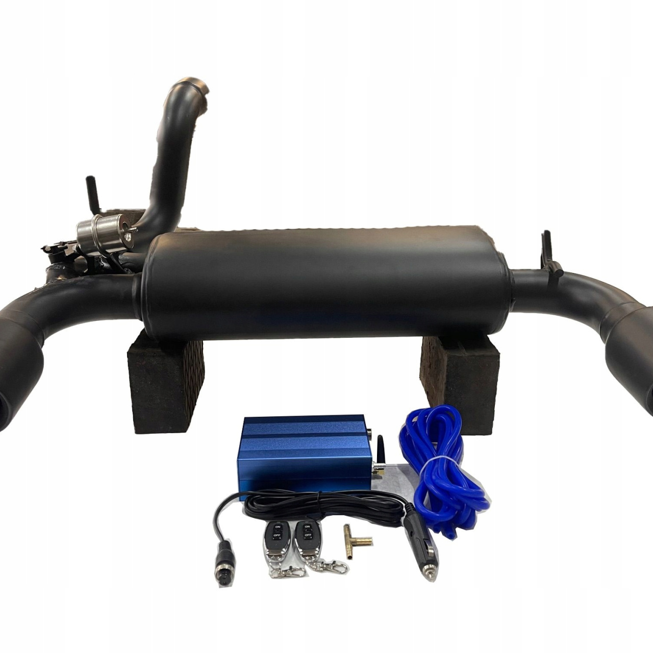 Aktywny podwójny tłumik wydech końcowy na pilota Jeep Wrangler JK 2007-2018