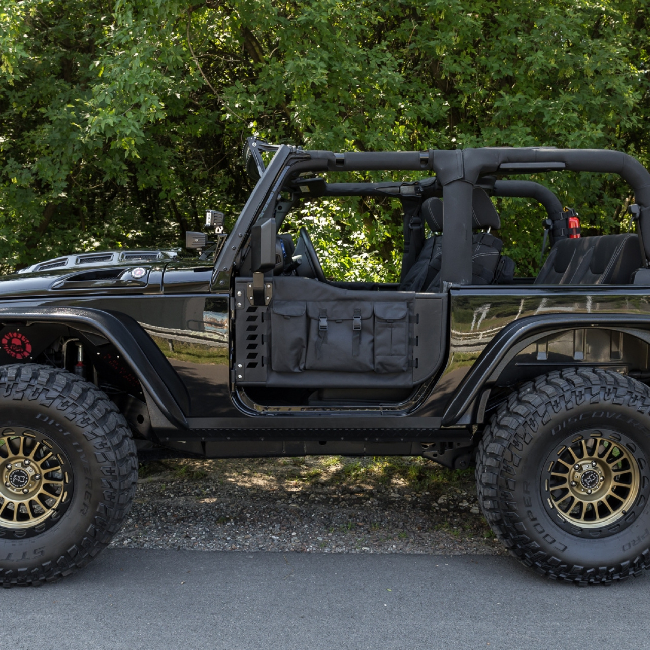 OCHRONNE STALOWE LISTWY PODPROGOWE JEEP WRANGLER JK 2D