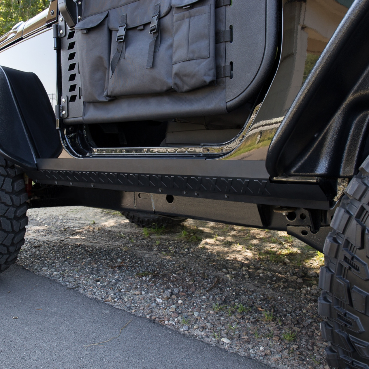 OCHRONNE STALOWE LISTWY PODPROGOWE JEEP WRANGLER JK 2D