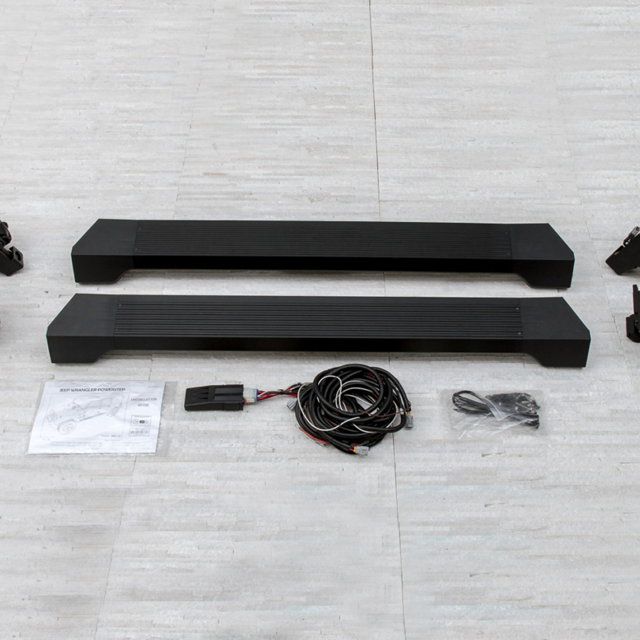 ELEKTRYCZNE STOPNIE BOCZNE JEEP WRANGLER JK 2 DRZWI 2007-