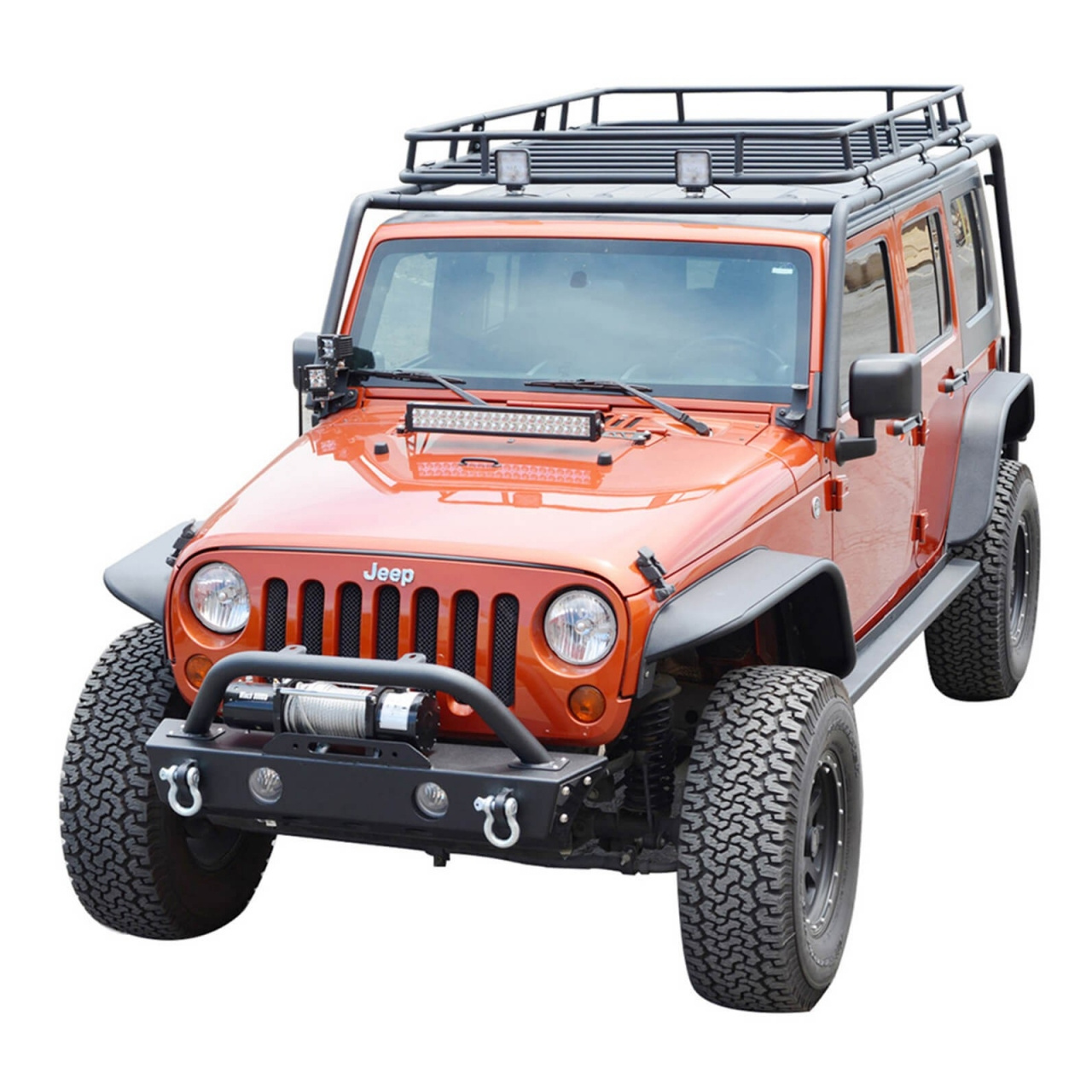 BAGAŻNIK DACHOWY Z KOSZEM PARAMOUNT AUTOMOTIVE JEEP WRANGLER 4D