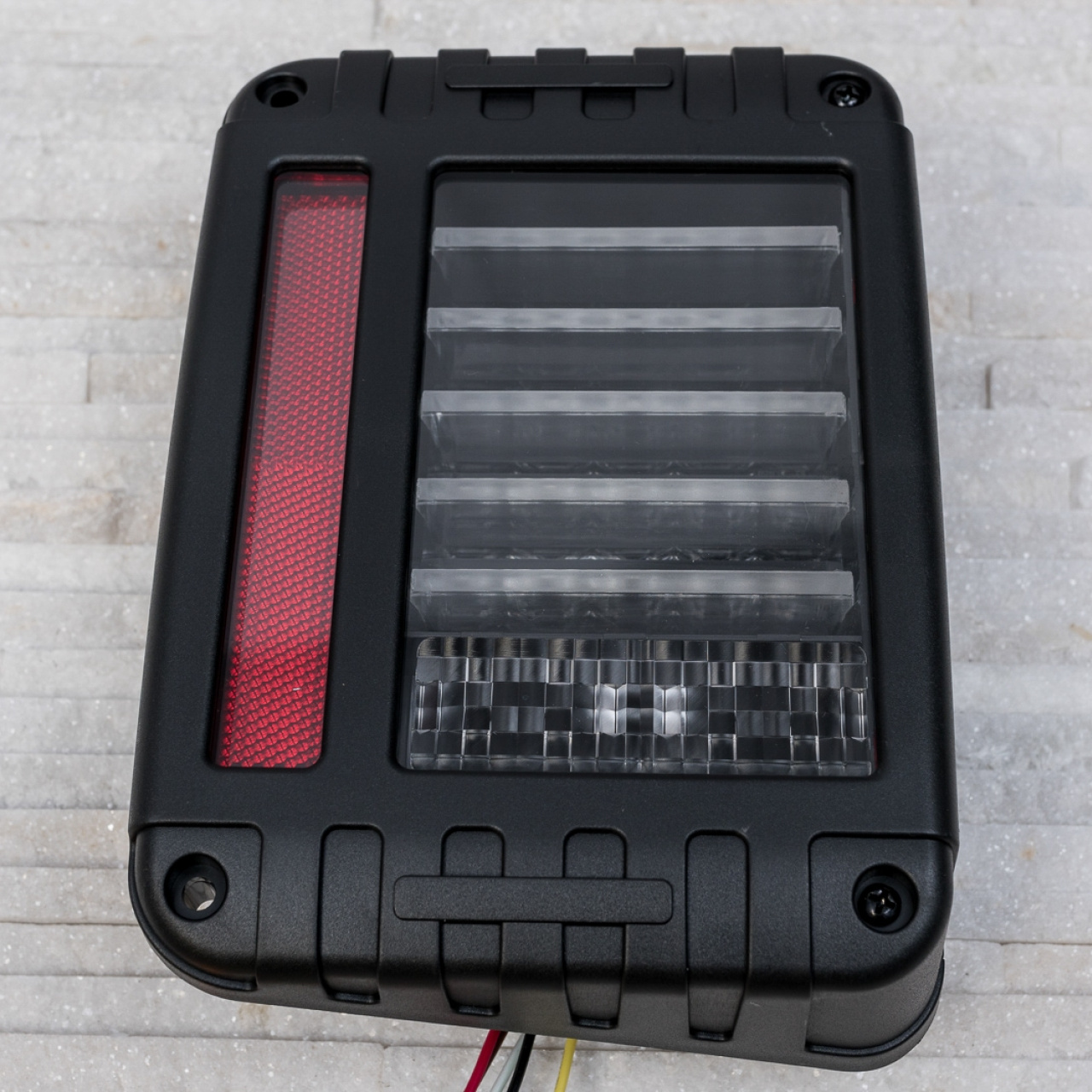 LAMPY TYLNE LED JEEP WRANGLER JK BLACK LIGHT