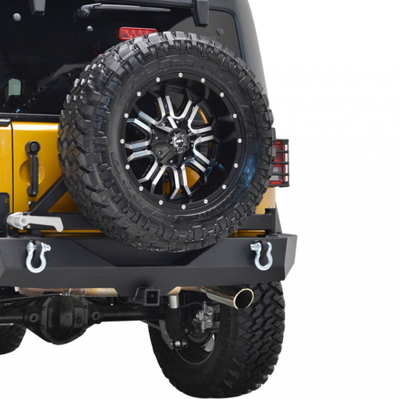 ZDERZAK TYLNY PARAMOUNT AUTOMOTIVE Z UCHWYTEM KOŁA ZAPASOWEGO JEEP WRANGLER JK 07-16