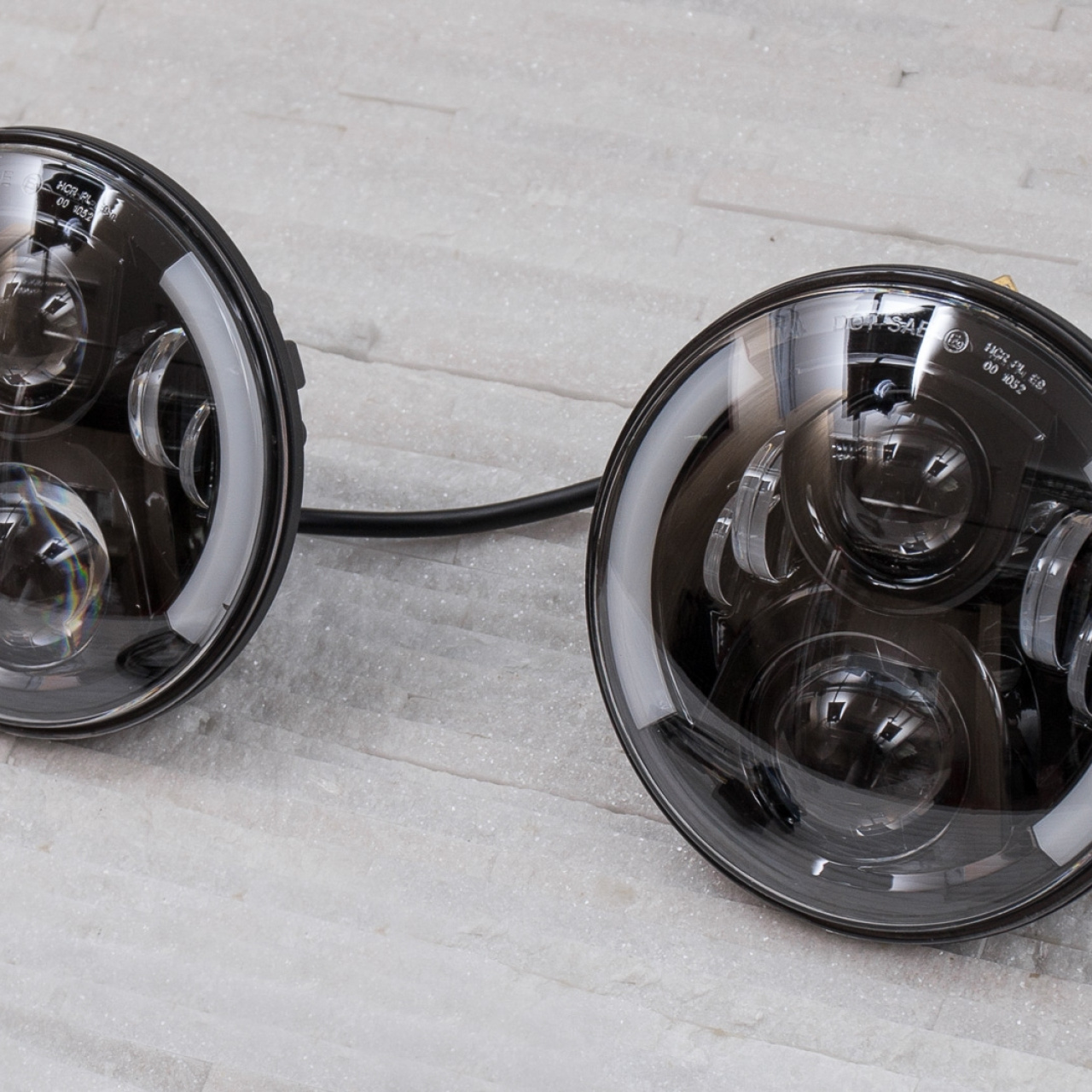 Reflektory przednie LED JW Speaker 8700 Evolution J2 Czarne - Jeep Wrangler JK