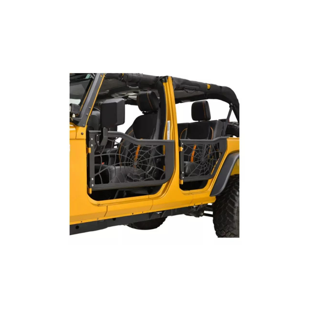  JEEP WRANGLER JL 2018+ 4D DRZWI POŁÓWKOWE KOWBOJKI Z LUSTERKAMI WRNGLER JL 2018+
