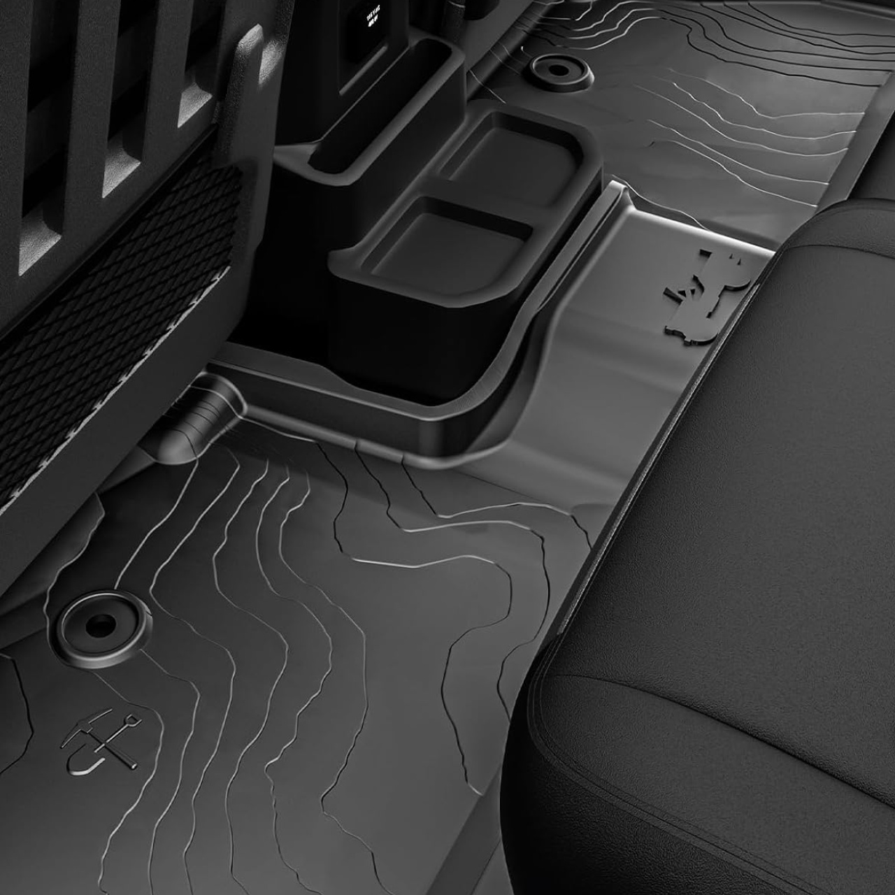 Komplet gumowych dywaników na podłogę Wrangler JL 2018+ Gladiator 2020+ 4D