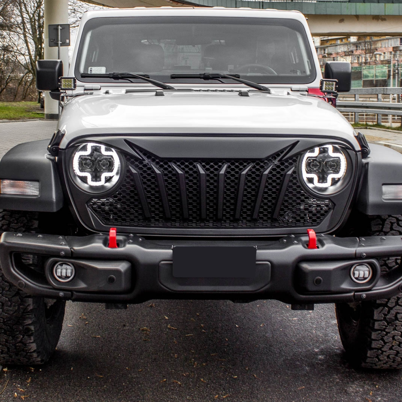 JEEP WRANGLER JL 2018+ LAMPY PRZEDNIE LED 9 CALI