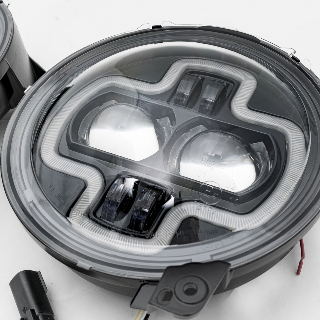 JEEP WRANGLER JL 2018+ LAMPY PRZEDNIE LED 9 CALI