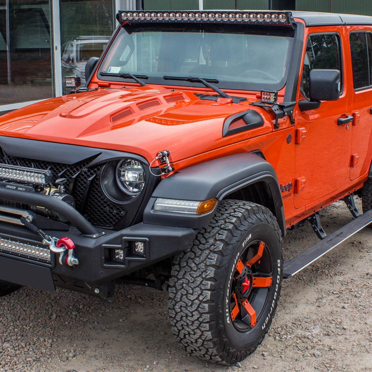 Zderzak przedni stal PARAMOUNT AUTOMOTIVE LP Jeep Wrangler JK JL