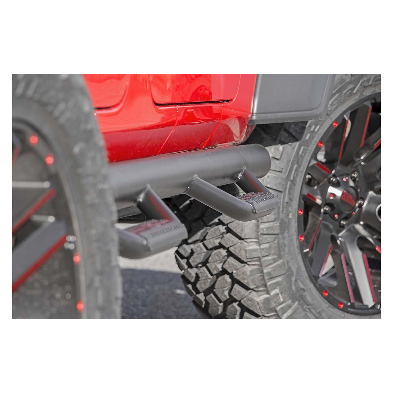 Progi, Stopnie Rough Country Nerf Steps - Jeep Wrangler JL 4-Drzwi