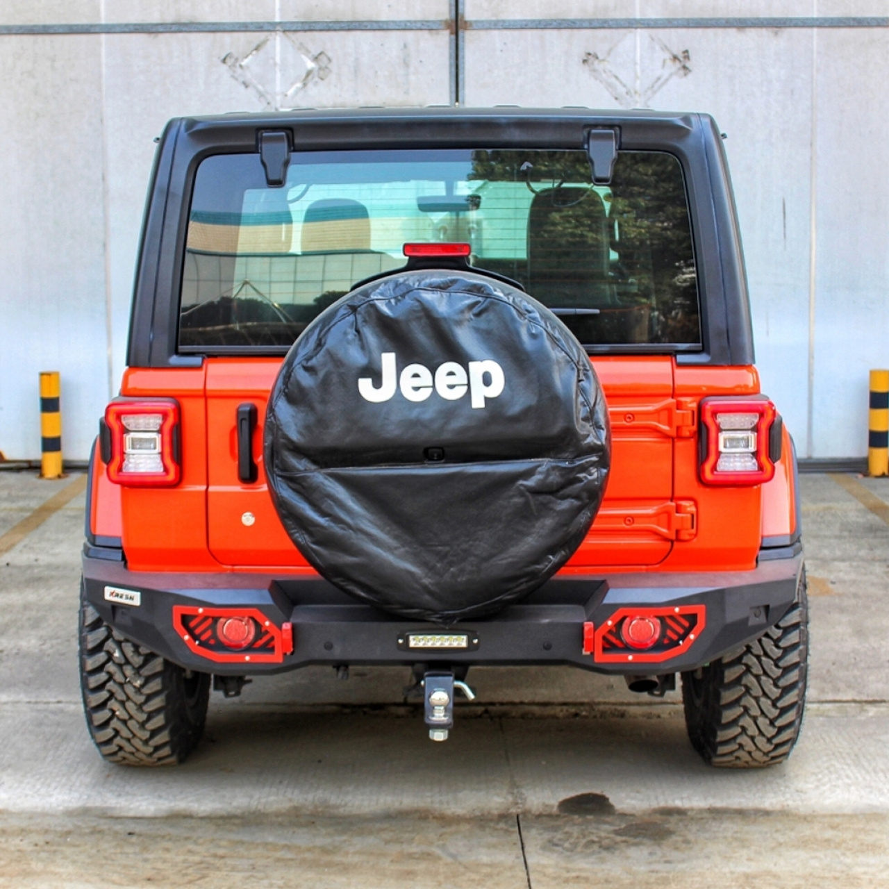 ZDERZAK TYLNY BRAVE JEEP WRANGLER JL 2018+