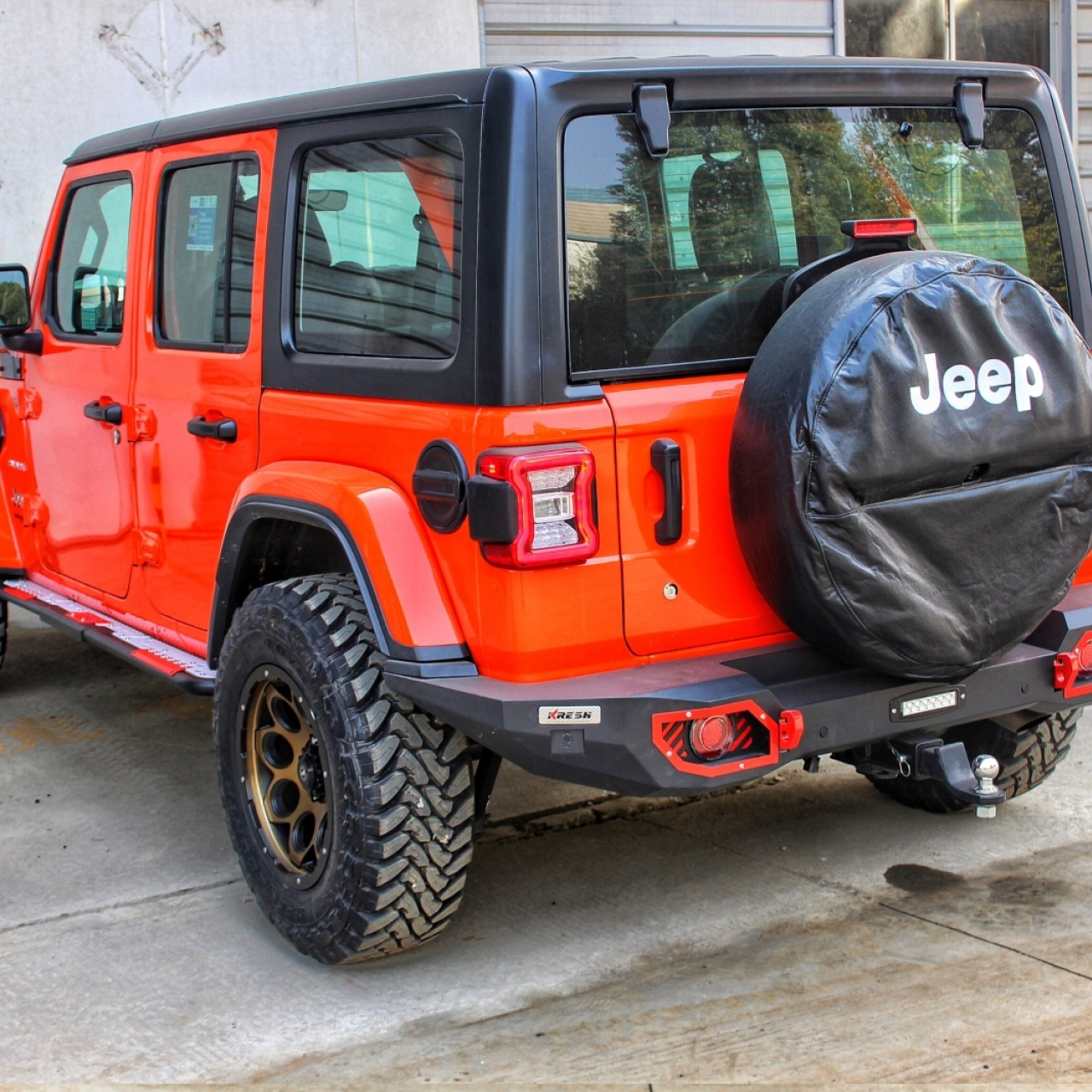 ZDERZAK TYLNY BRAVE JEEP WRANGLER JL 2018+