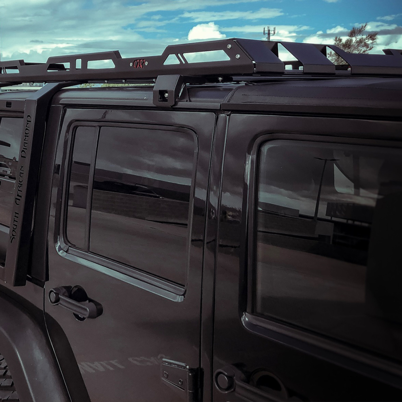  JEEP WRANGLER JL 2018+ BAGAŻNIK DACHOWY Z DRABINKĄ STAL