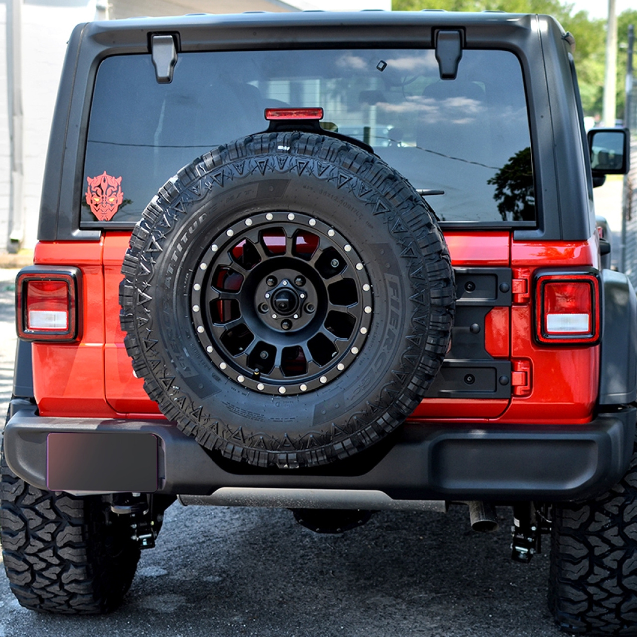 JEEP WRANGLER JL 2018+ WZMOCNIONE MOCOWANIE KOŁA ZAPASOWEGO