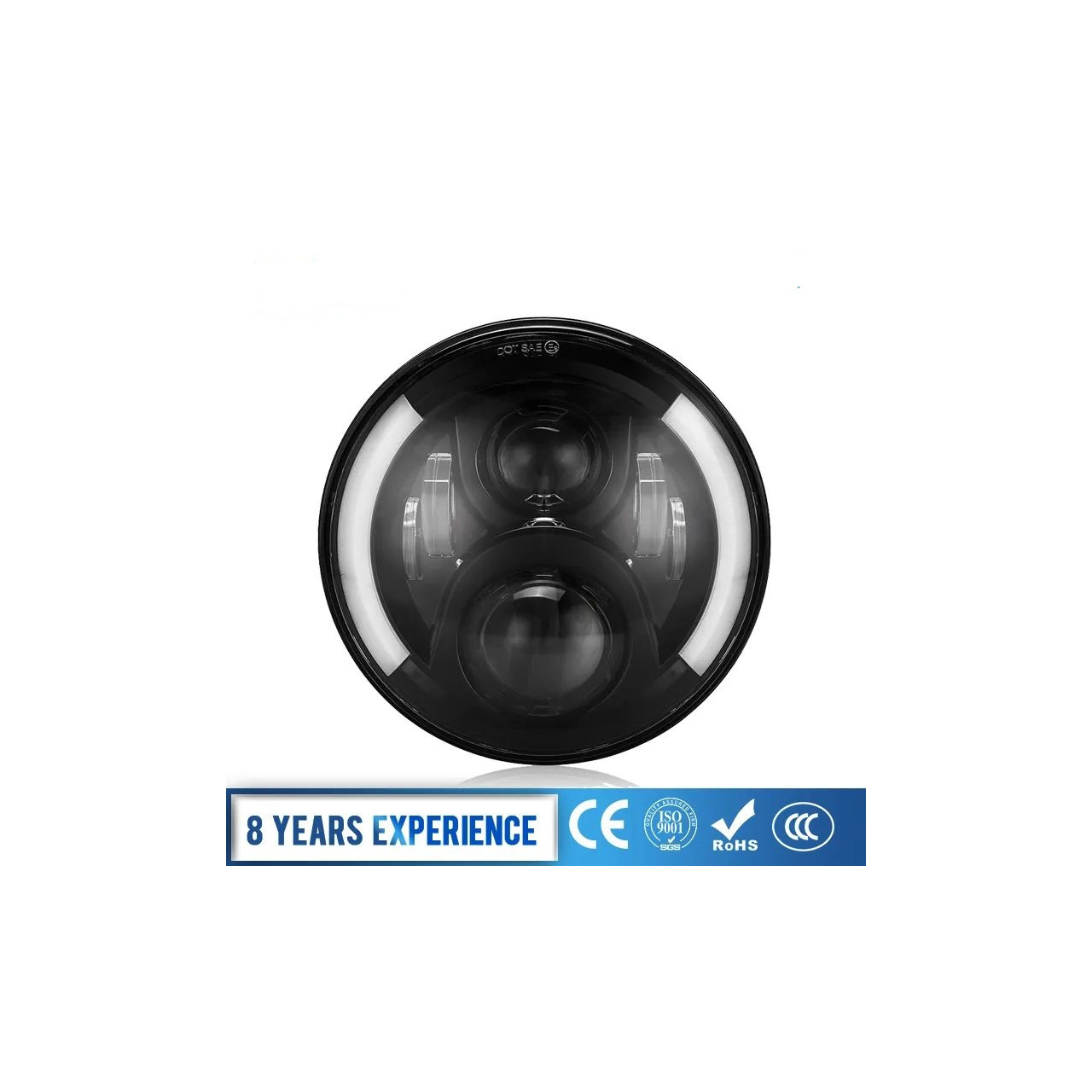  LAMPY PRZEDNIE LEDOWE 7'' JEEP WRANGLER JK 07-18