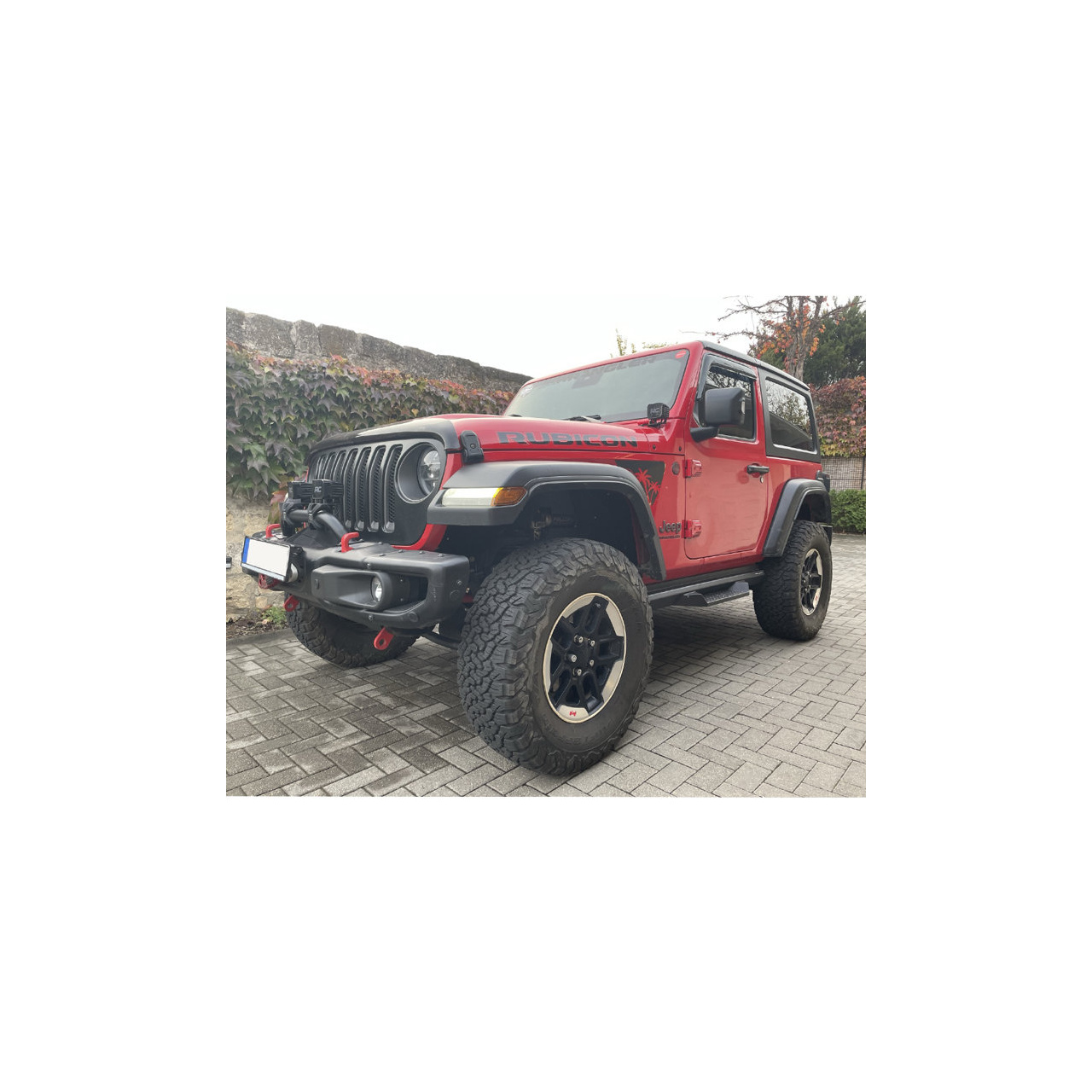 Zderzak przedni stalowy z płytą pod wyciągarkę i bullbarem - Jeep Wrangler JL 2018+