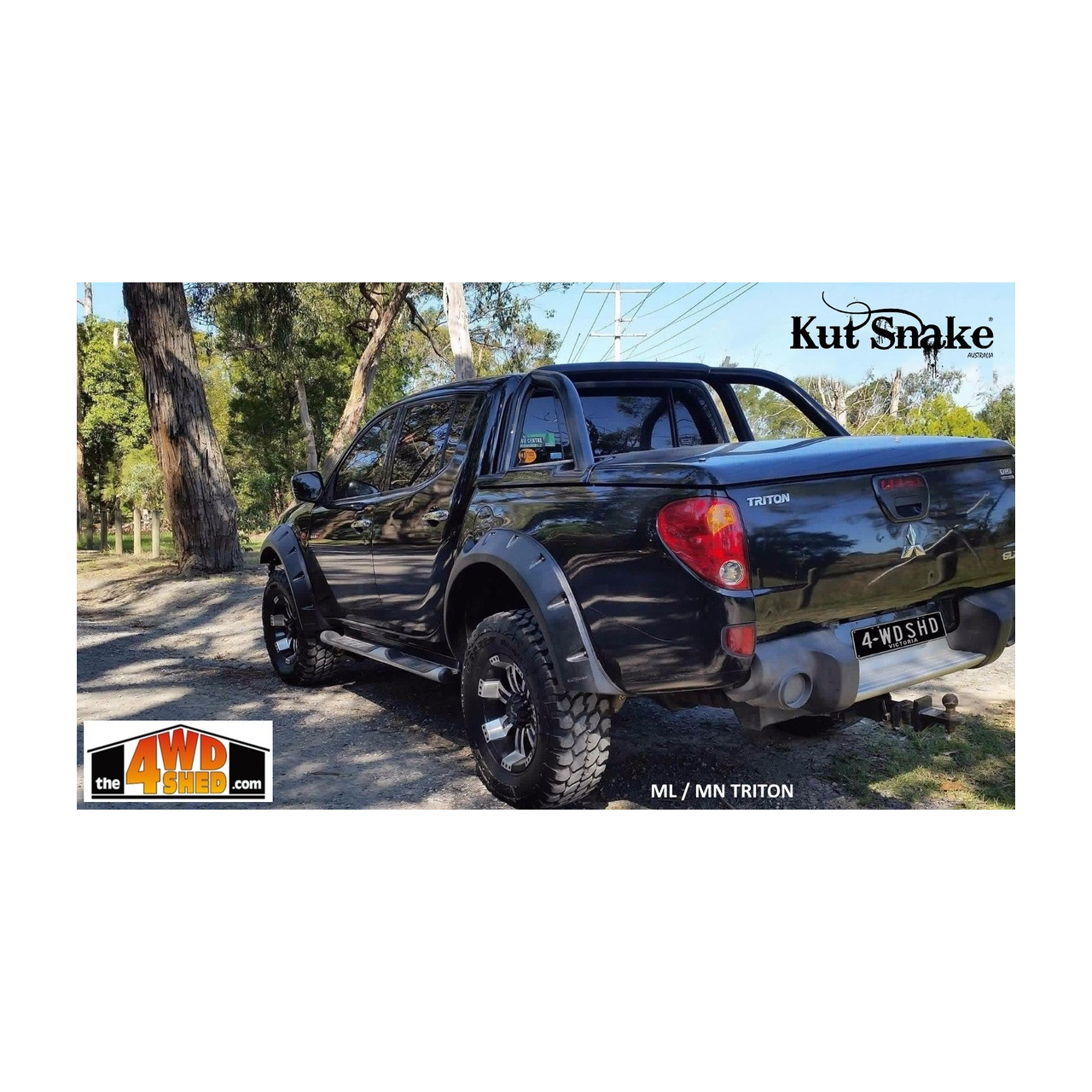 Poszerzenia błotników Mitsubishi ML L200 2005-2015 szerokość - 95mm