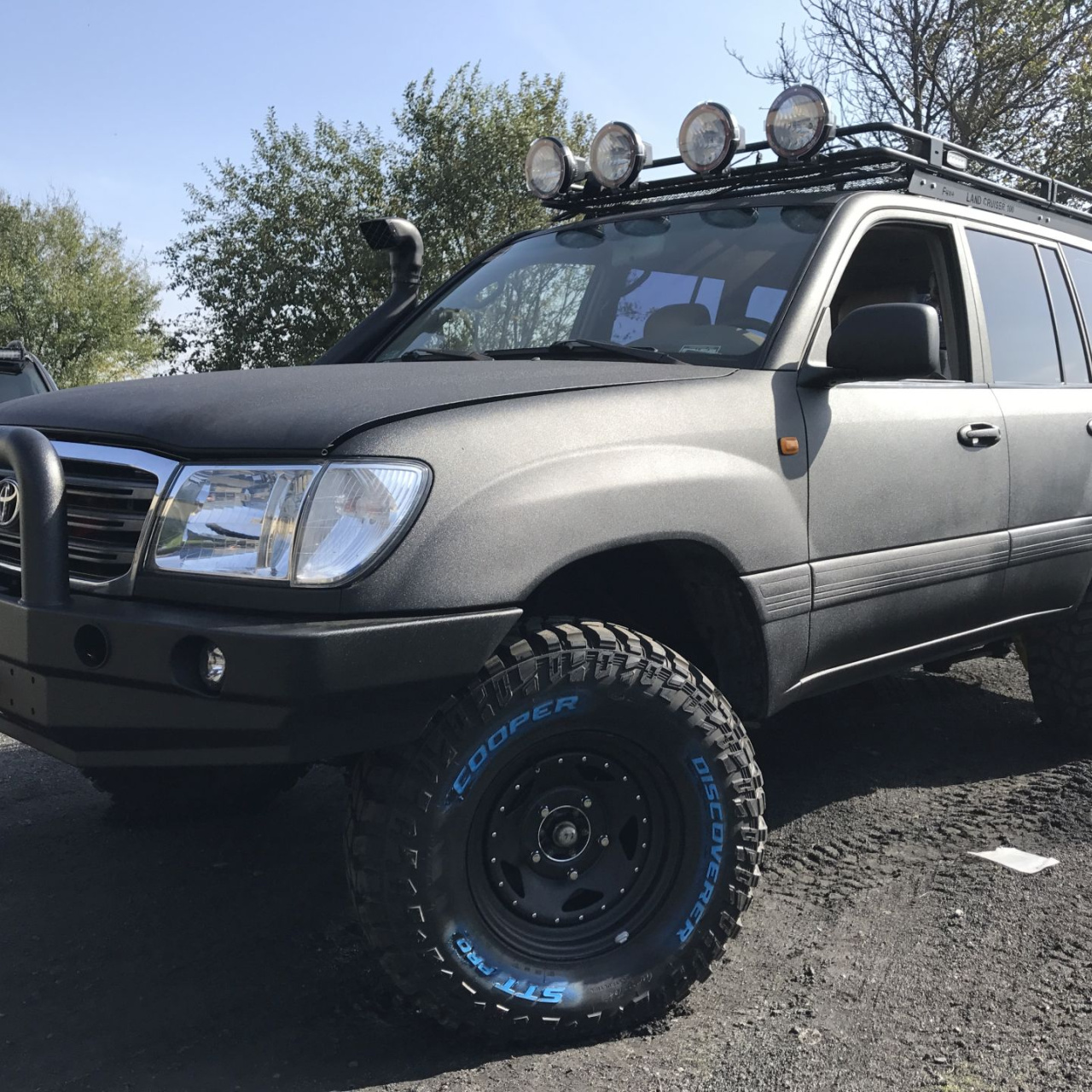 FELGI CZARNY MAT 16X8 5X150 ET0 TOYOTA LC100