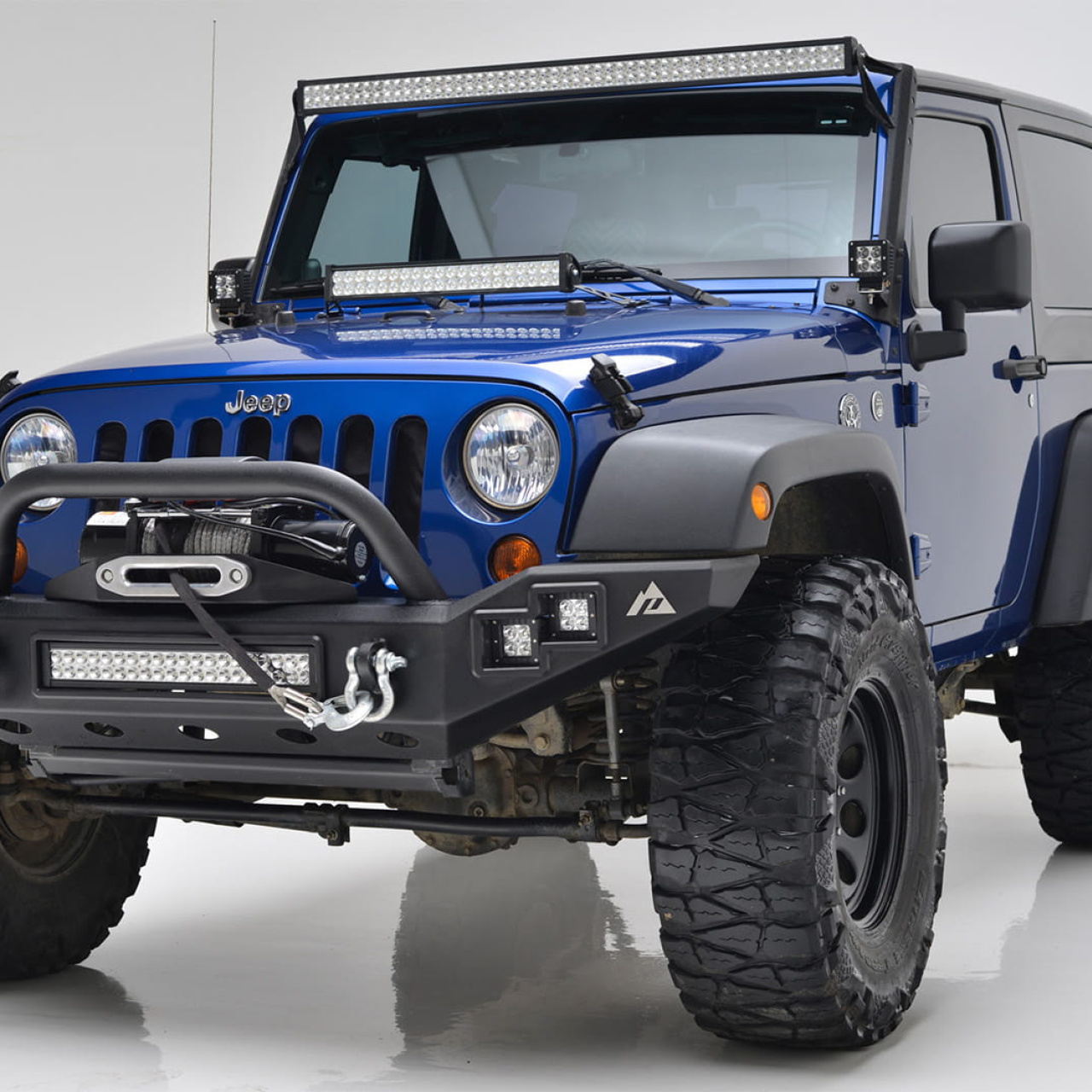 Zderzak przedni stal PARAMOUNT AUTOMOTIVE LP Jeep Wrangler JK JL