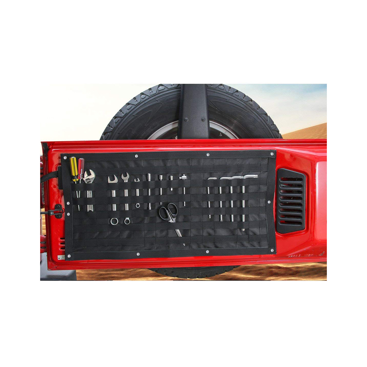 Pokrowiec klapy z organizerem narzędzi OFD - Jeep Wrangler JK 07-18