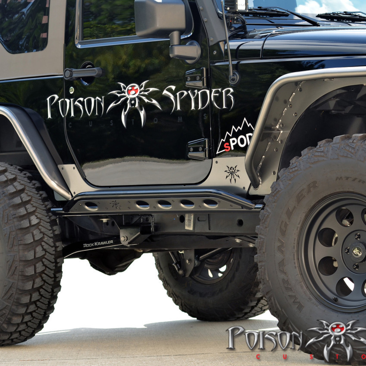 Osłony boczne ze stopniem - Jeep JK