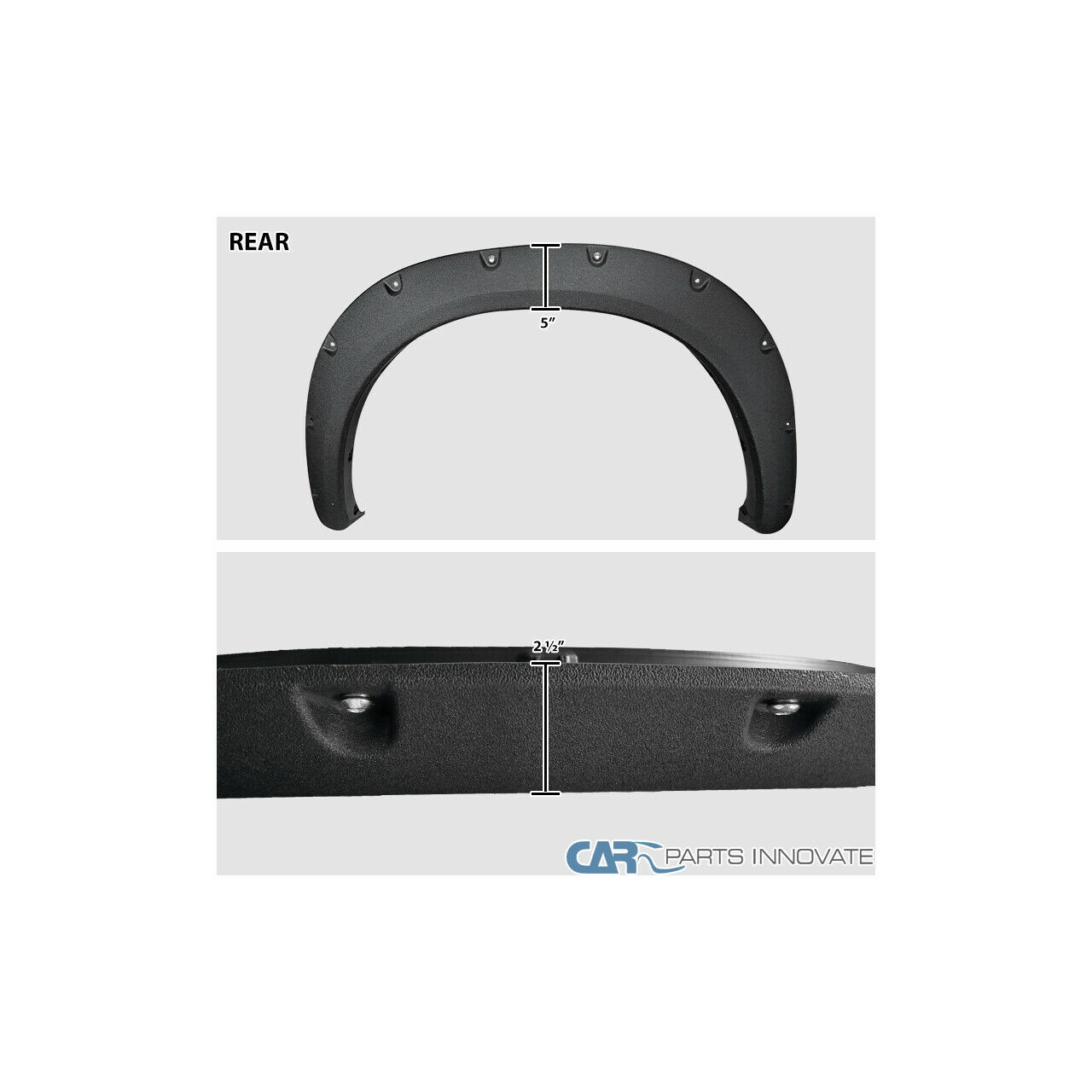 Poszerznia nadkoli, błotników czarny mat raptor - Dodge RAM 1500, 09-18