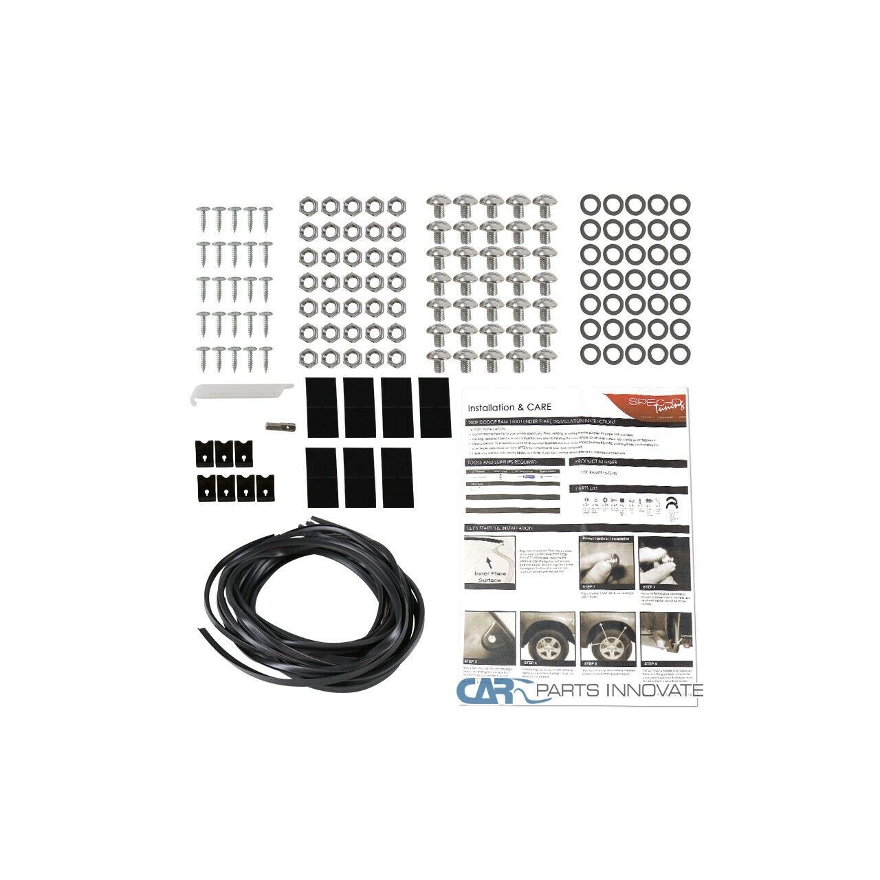 Poszerznia nadkoli, błotników  - Dodge RAM 1500, 09-18