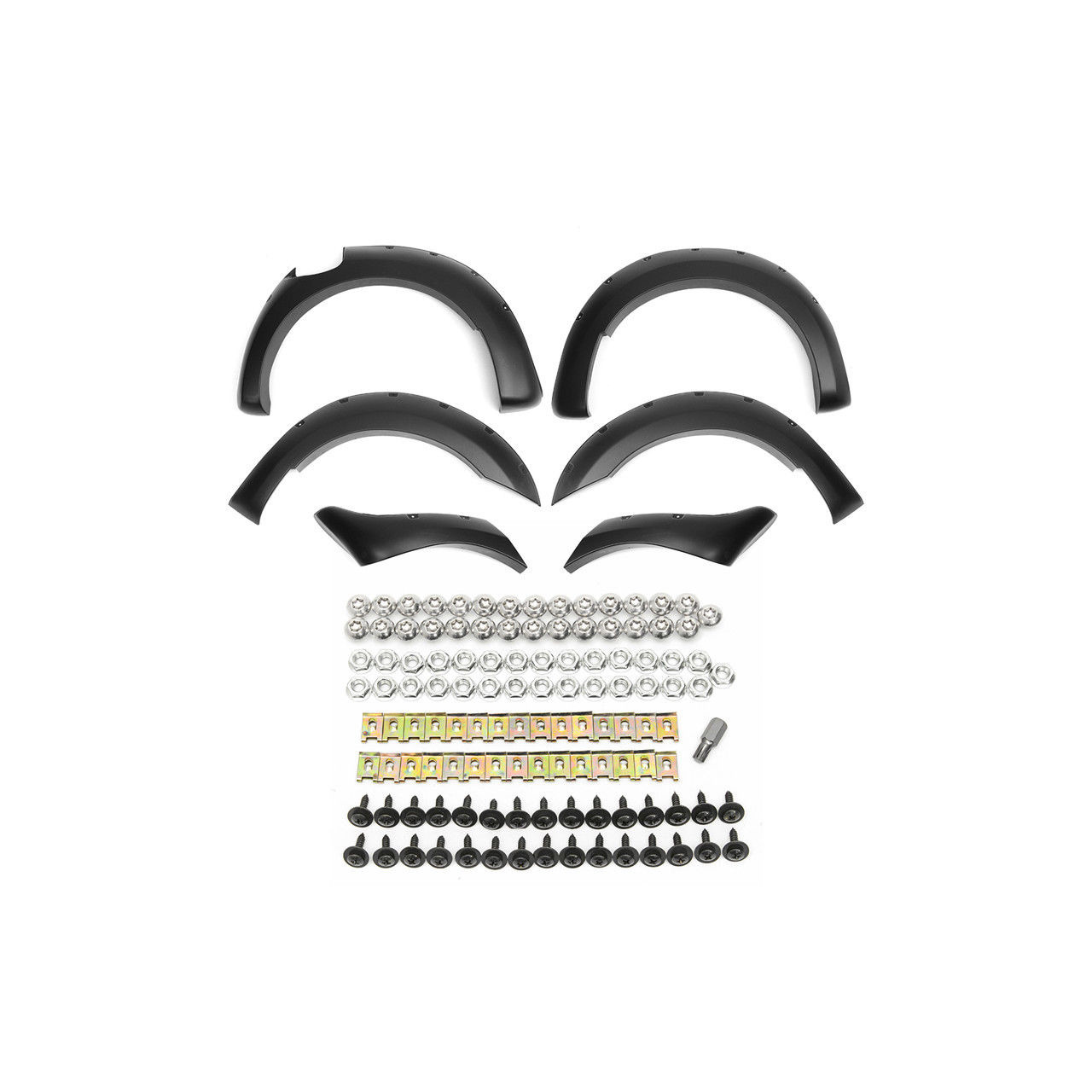 Poszerznia nadkoli, błotników czarny mat FORD RANGER WILDTRAK 2016-